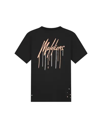 Malelions - T-shirt korte mouw - Zwart - Painter T-Shirt - mm3-ss25-35