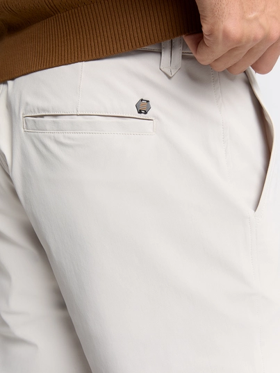 No Excess - Korte broek katoen - Beige - Short Chino Jersey Travel - 288190415