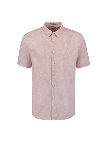 No Excess - Overhemd korte mouw - Roze - Shirt Short Sleeve 2 Coloured - 27480217