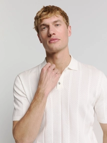 No Excess - Polo - Ecru - Pullover Short Sleeve Polo But - 28240450