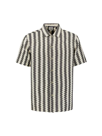 No Excess - Polo - Ecru - Shirt Short Sleeve Zig Zag Jac - 28490488