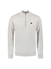 No Excess - Schipperstrui - Ecru - Pullover Half Zip - 27210106Sn