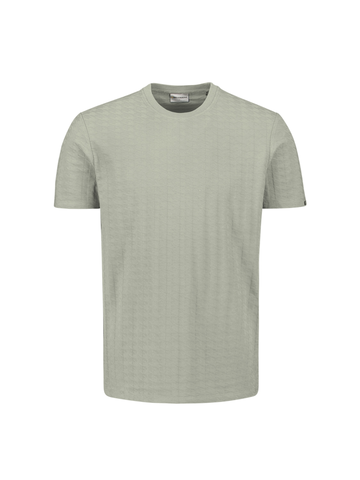 No Excess - T-shirt korte mouw - Grijs - T-Shirt Crewneck Solid Relief - 28320431