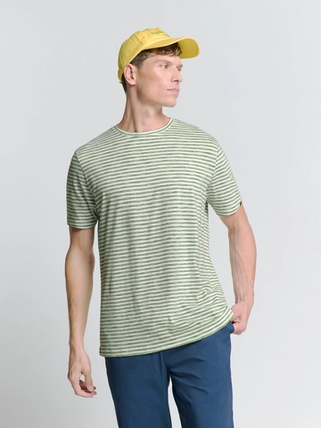 No Excess - T-shirt korte mouw - Groen - T-Shirt Crewneck Multi Coloure - 27340370Sn