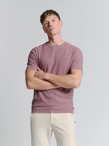 No Excess - T-shirt korte mouw - Roze - Pullover Short Sleeve Crewneck - 27230262