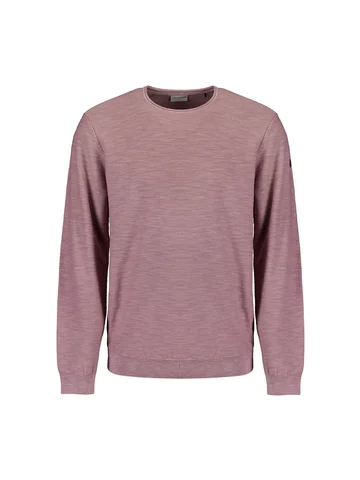 No Excess - Trui met ronde hals - Roze - Pullover Crewneck Garment Dyed - 27210101Sn