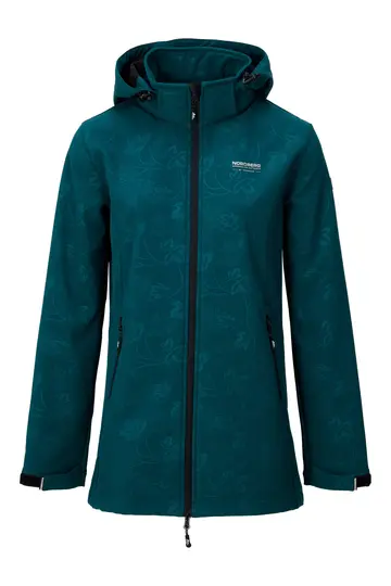 Nordberg - Damesjas - Donkergroen - Leaf Ladies softshell - 5S-Ls06301-Ln-