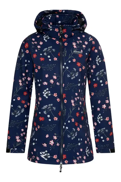 Nordberg - Damesjas - Marineblauw - Flower ladies softshell - 5S-Ls05801-Ny