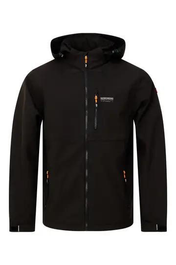 Nordberg - Herenjas - Zwart - Dustin Mens Softshell - 5S-Ms06701-Bk-
