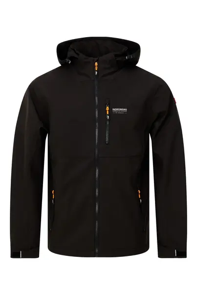 Nordberg - Herenjas - Zwart - Dustin Mens Softshell - 5S-Ms06701-Bk-
