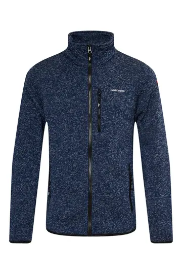 Nordberg - Jacket - Donkerblauw - Frank Mens fleece - 5s-mf02301-nw