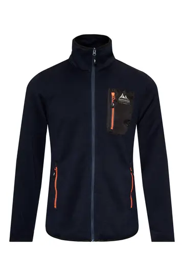 Nordberg - Jacket - Marineblauw - Noa Mens fleece - 5s-mf03601-nw
