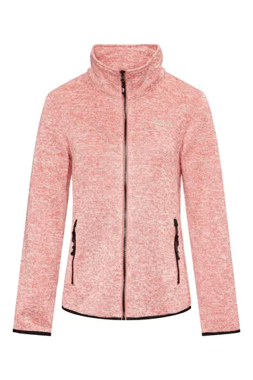 Nordberg - Tussenjas - Koraal - Andrea Knitted Fleece Jacket - 5S-Lf01901-Ce