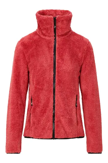 Nordberg - Tussenjas - Koraal - Evy Teddy Fleece Jacket - 5S-Lf01301-Ce