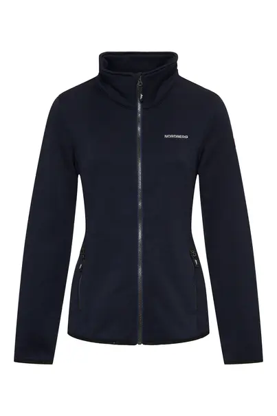 Nordberg - Tussenjas - Marineblauw - Andrea Knitted Fleece Jacket - 5S-Lf01901-Ne