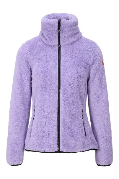 Nordberg - Vest - Lila - Evy Teddy Fleece Jacket - 5S-Lf01301-Li