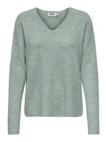 Onlcamilla v-neck l/s pull