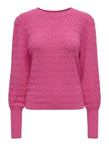 Onlfaye life ls o-neck cs knt