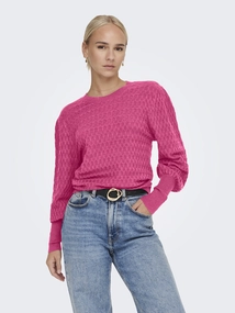 Onlfaye life ls o-neck cs knt