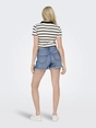 Onljosephine stret emb shorts