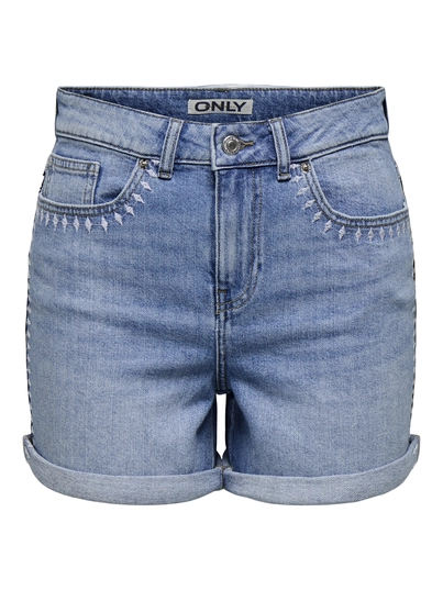 Onljosephine stret emb shorts