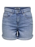 Onljosephine stret emb shorts