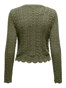 Onlsaga life ls o-neck cc knt