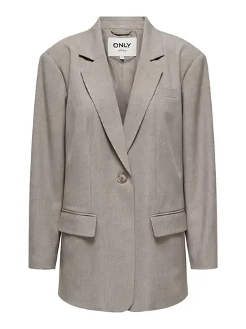 Only - Blazer - Grijs - Onllinda Ls Boyfr Mel Blazer - 15328158