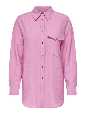 Only - Blouse lange mouw - Roze - Onltania Life Ls Shirt Wvn - 15340270