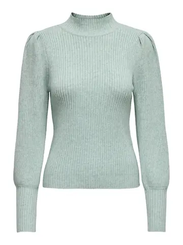 Only - Coltrui - Mintgroen - Onlkatia L/S Highneck Pull - 15232494