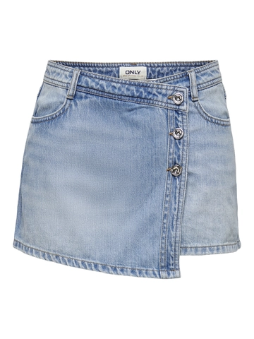 Only - Denim rok - Lichte Denim - Onllesly Reg Lb Dnm Skort Bj N - 15256608