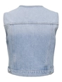 Only - Gilet - Lichte Denim - Onlfeliz Dnm Waistcoat Round C - 15351937