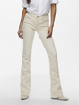Only - Jeans - Ecru - Onlblush Mid Flared Dnm - 15230778