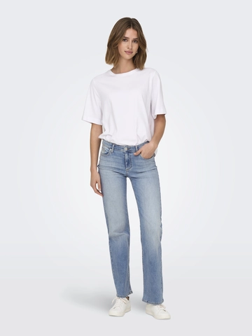 Only - Jeans - Lichte Denim - Onlblush Mid Straight Dnm - 15337794