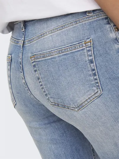 Only - Jeans - Lichte Denim - Onlblush Mid Straight Dnm - 15337794