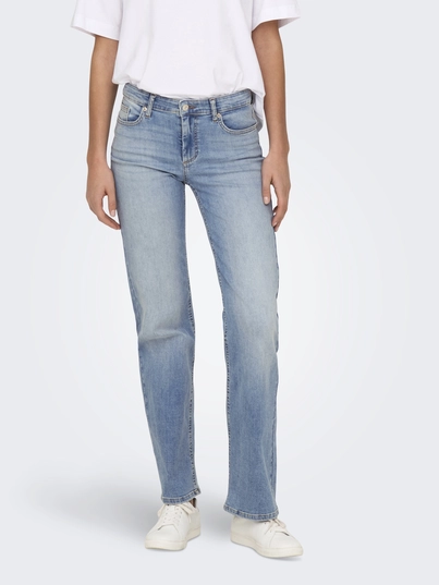 Only - Jeans - Lichte Denim - Onlblush Mid Straight Dnm - 15337794