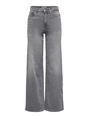 Only - Jeans - Lichtgrijs - Onlmadison Blush Hw Wid Dnm Re - 15299800