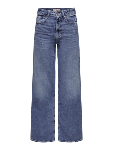 Only - Jeans - Stonewashed Denim - Onlmadison Blush Hw Wide Dnm - 15282980