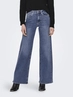 Only - Jeans - Stonewashed Denim - Onlmadison Blush Hw Wide Dnm - 15282980