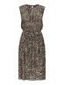 Only - Jurk - Dierenprint - Onlelema S/L Plisse Dress Box - 15201887