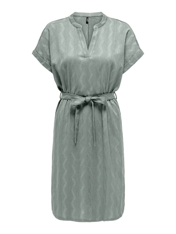 Only - Jurk - Groen - Onldia S/S V-Neck Dress Cs Jrs - 15333482