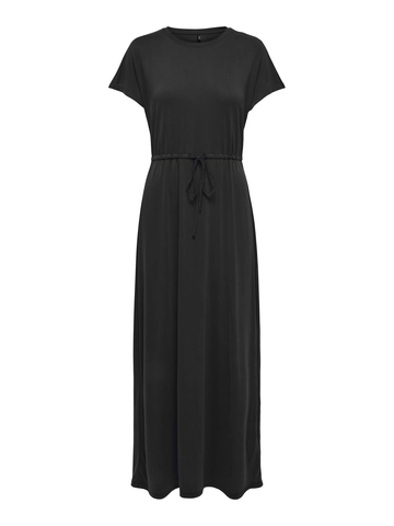 Only - Jurk - Zwart - Onlhannah S/S Long Dress Jrs - 15348761