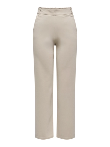 Only - Katoenen broek - Beige - Onlpoptrash Life Mw Straight P - 15341829