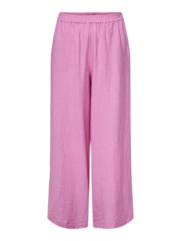 Only - Katoenen broek - Roze - Onltania Life Hw Pull-Up Pant - 15340686