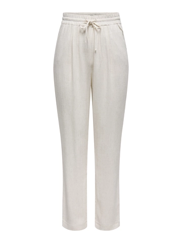 Only - Korte broek - Beige - Onlsiesta Hw Linen Bl Shorts P - 15348123