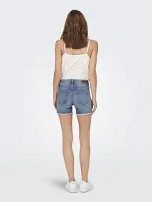 Only - Korte broek - Blauw - Onlblush Mid Sk Dnm Shorts - 15196303