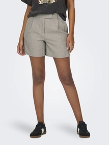 Only - Korte broek - Grijs - Onllinda Hw Mel Shorts Tlr - 15283727