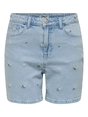 Only - Korte broek - Lichte Denim - Onljosephine Stretch Shorts Em - 15357588