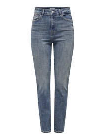 Only - Onlemily Rhinestone Hw Str Ank - 5-pocket jeans - Vintage - 15334880
