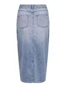 Only - Rok - Blauw - Onlella Midi Skirt Tai518 Dnm - 15337859